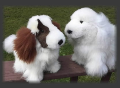 plush great pyrenees